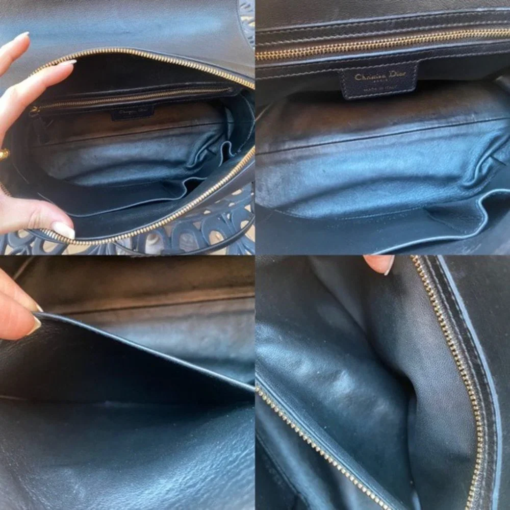 SOLD Dior New Lock Top Handle Leather Bag - Picture 14 of 15